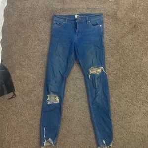 Stretchy free people jeans - too small for me